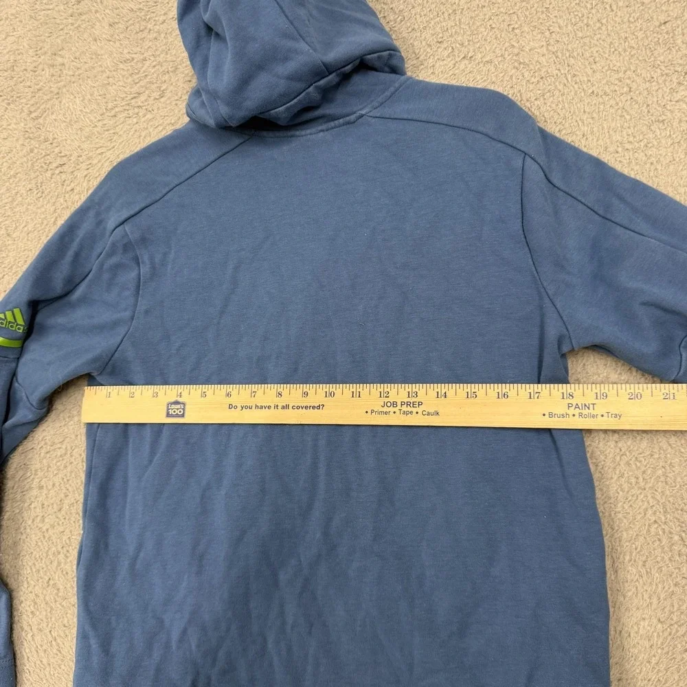 Seattle Sounders FC Sweatshirt Youth Large Boys‎ Blue MLS Soccer Full Zip Adidas